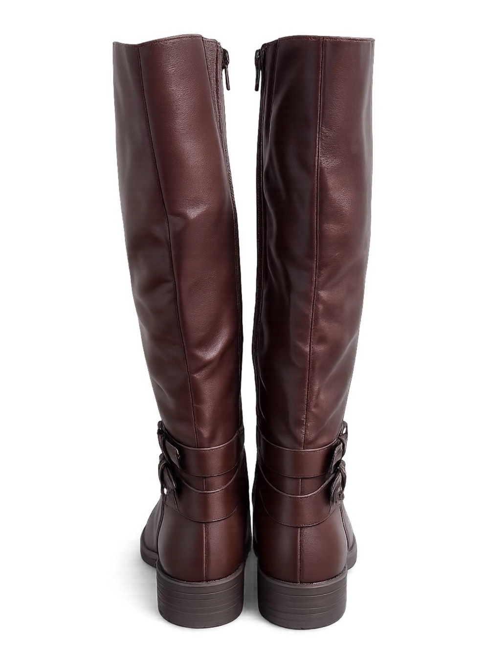 New Style&Co Women’s Maliaa Faux Leather Riding Knee-high boots size 5 - Picture 3 of 4